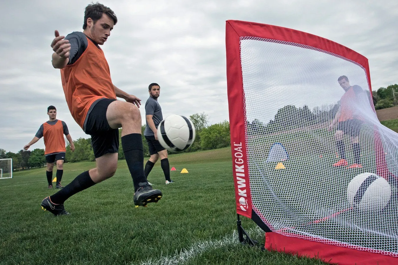 Kwikgoal Infinity Squared Weighted Pop-up Soccer Goal | 2B7404P