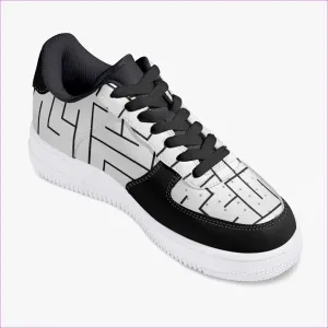 Labyrinth Low-Top Leather Sports Sneakers