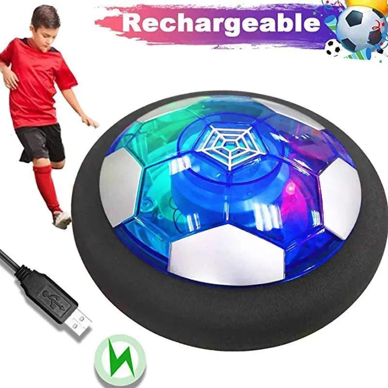 LED Light Electric Soccer Ball: Illuminate Play with Air Cushion