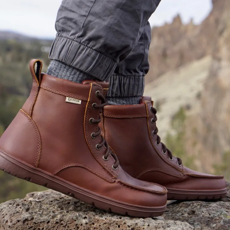 Lems Boulder Boot Leather Russet