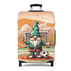 Luggage Cover, Retro Soccer Gnome, awd-5027