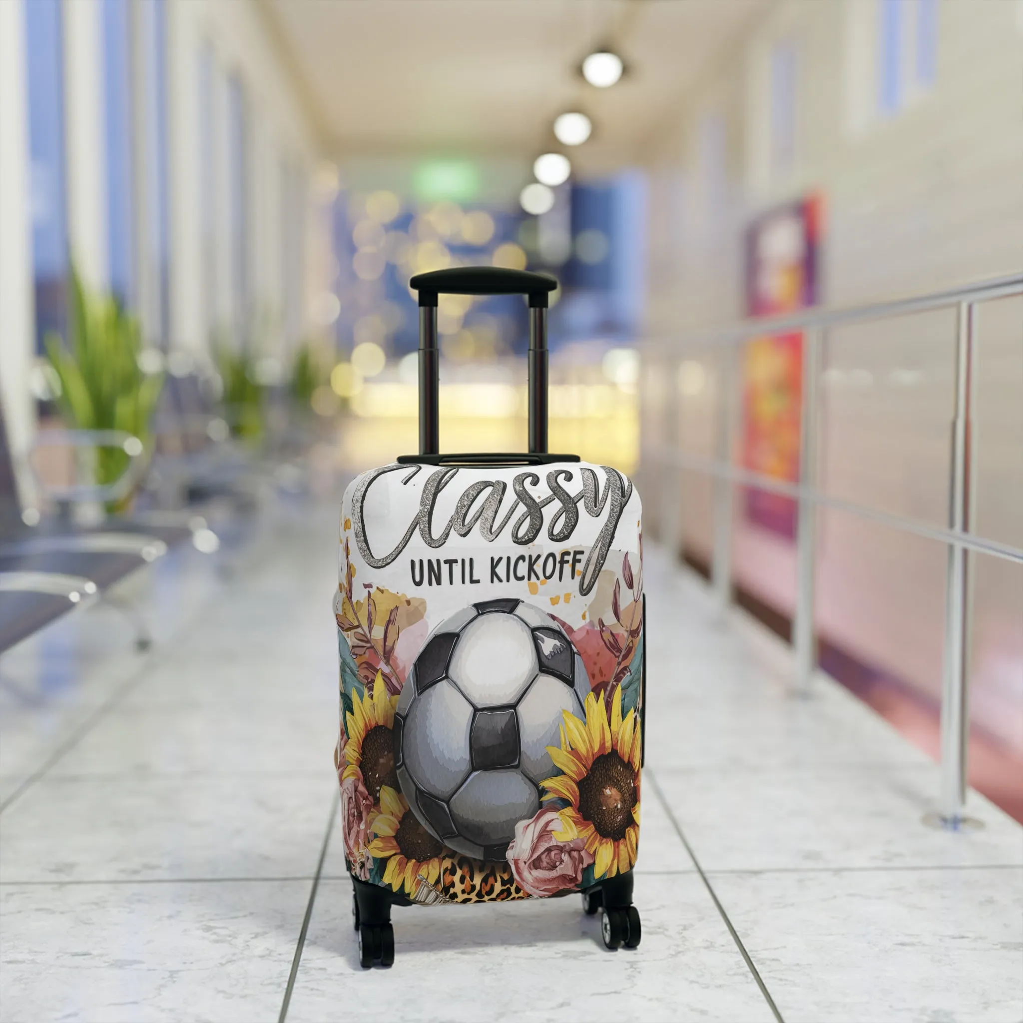 Luggage Cover, Soccer, Classy until Kickoff, awd-1731