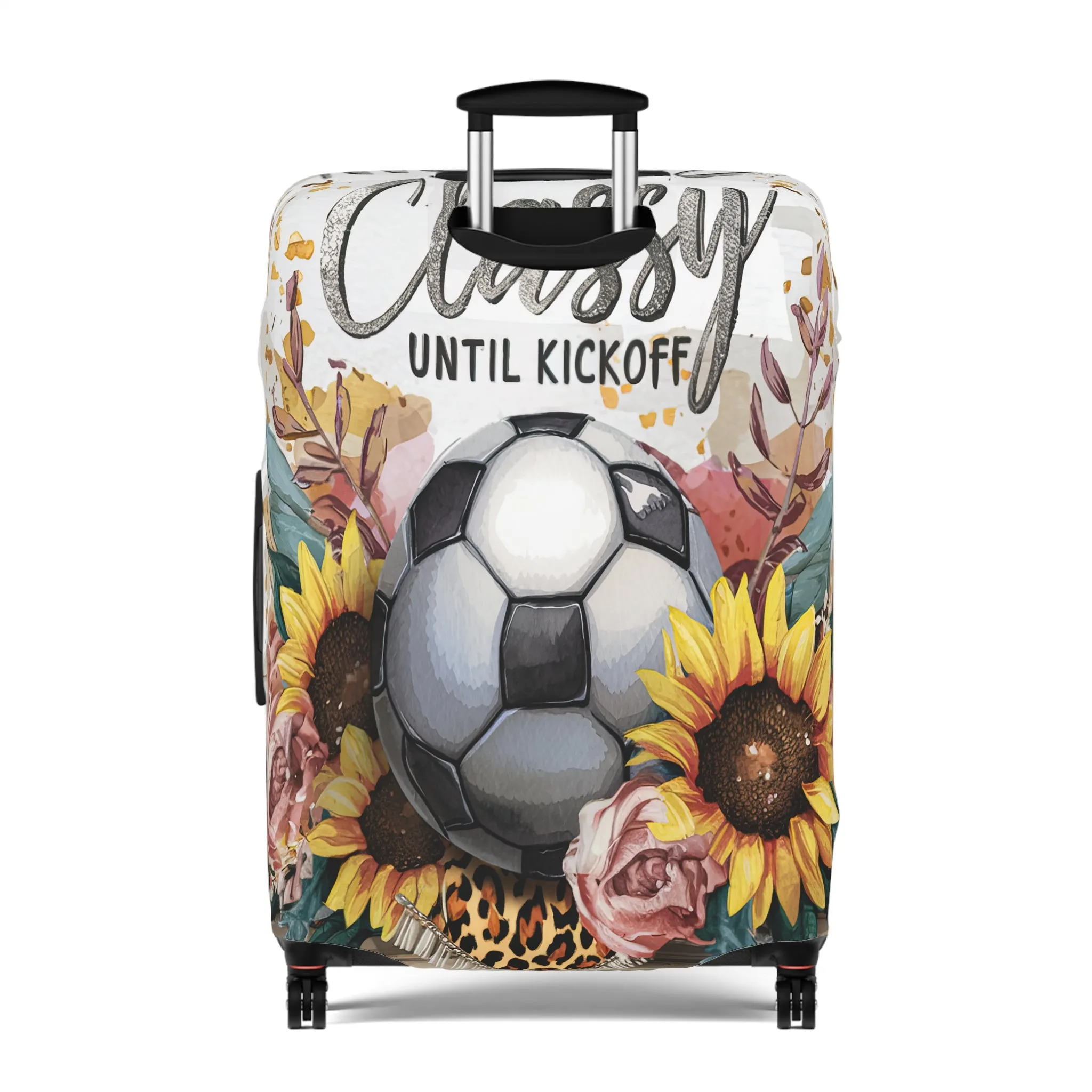 Luggage Cover, Soccer, Classy until Kickoff, awd-1731