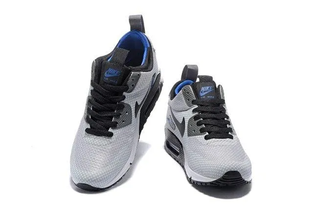 MAX 90 MID WNTR White Black Mens Running Shoes