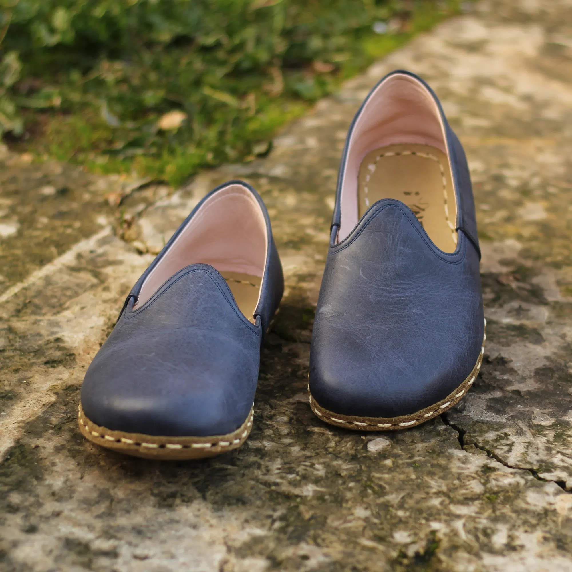 Men's Barefoot Grounding Shoes Navy Blue