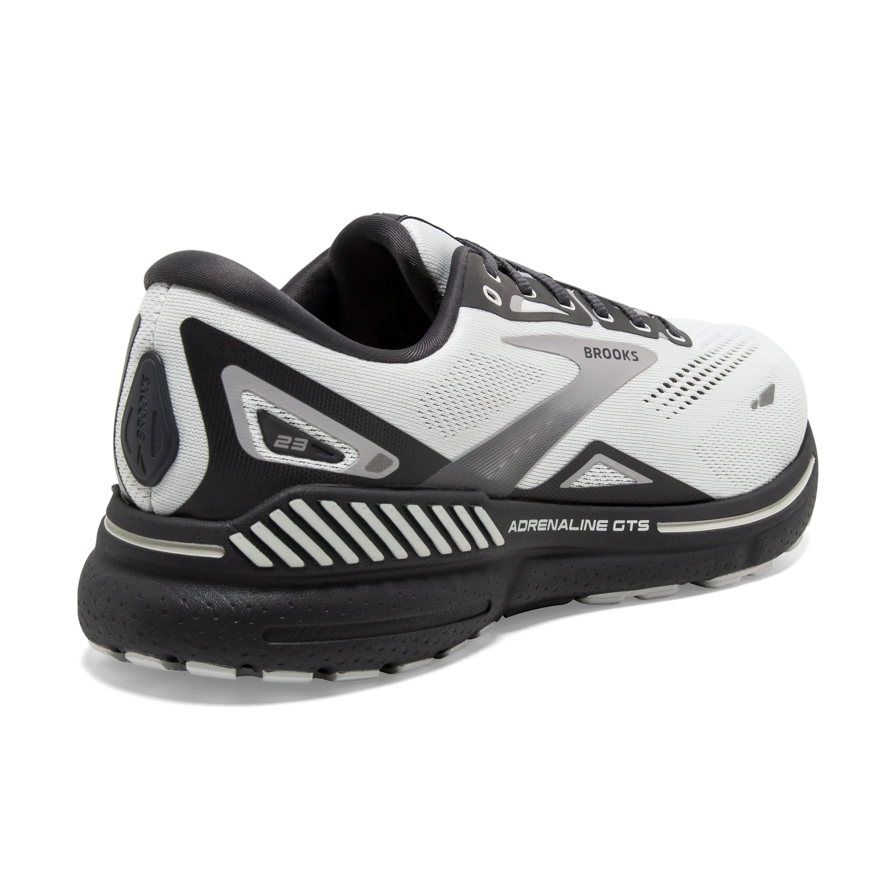 Men's Brooks Adrenaline GTS 23 Color: Oyster/Ebony/Alloy (WIDE WIDTH)