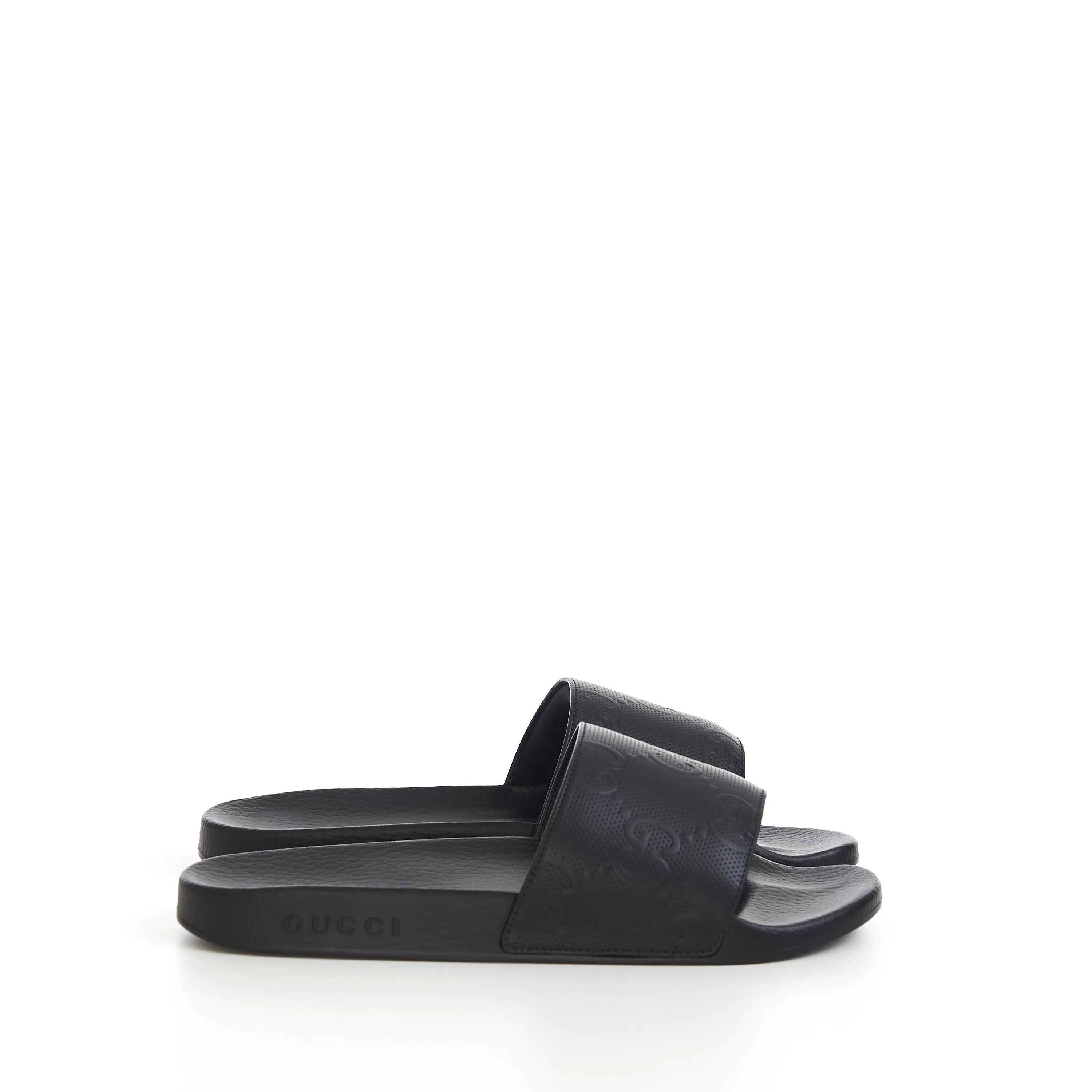 Men's GG Slide Sandal In Black Demetra