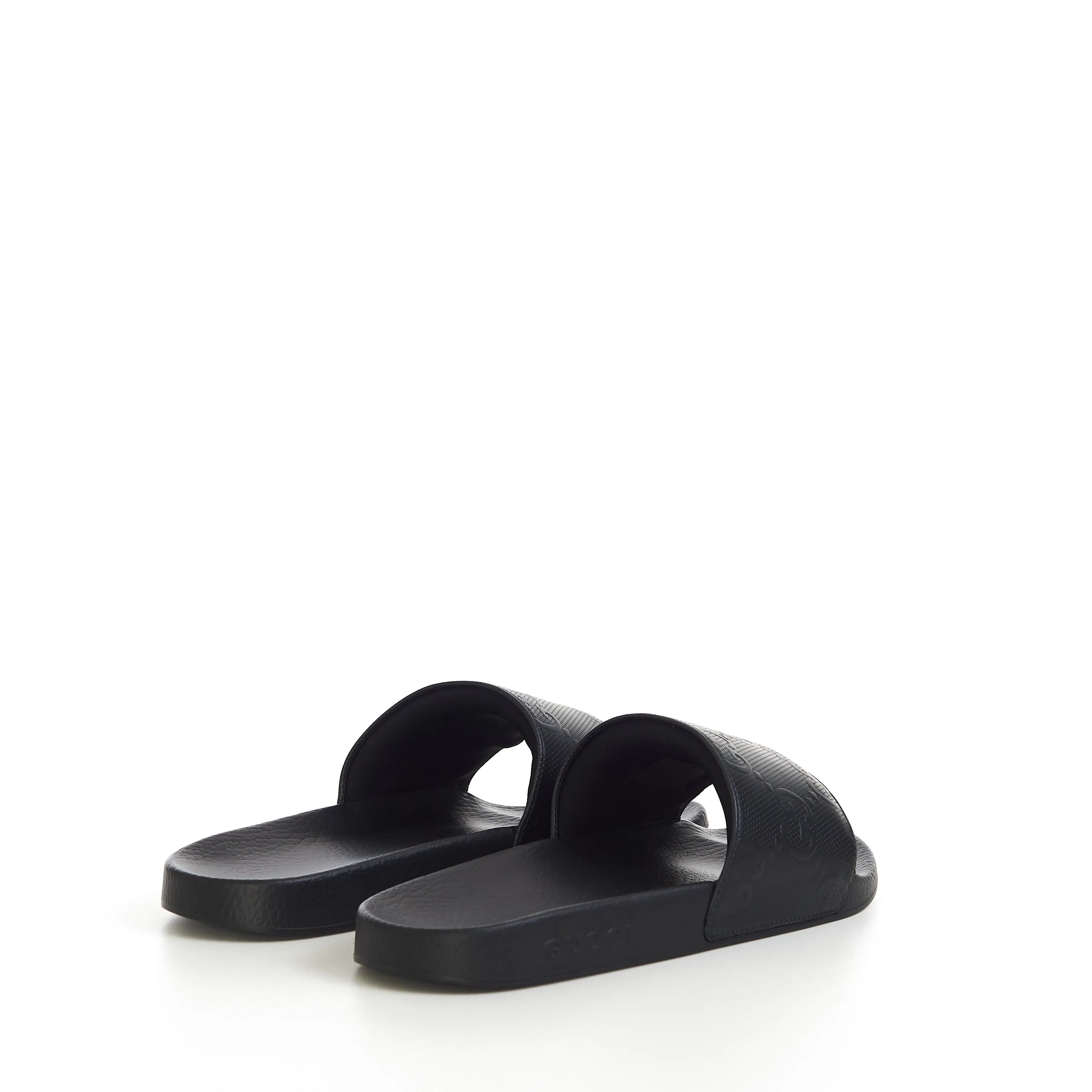 Men's GG Slide Sandal In Black Demetra