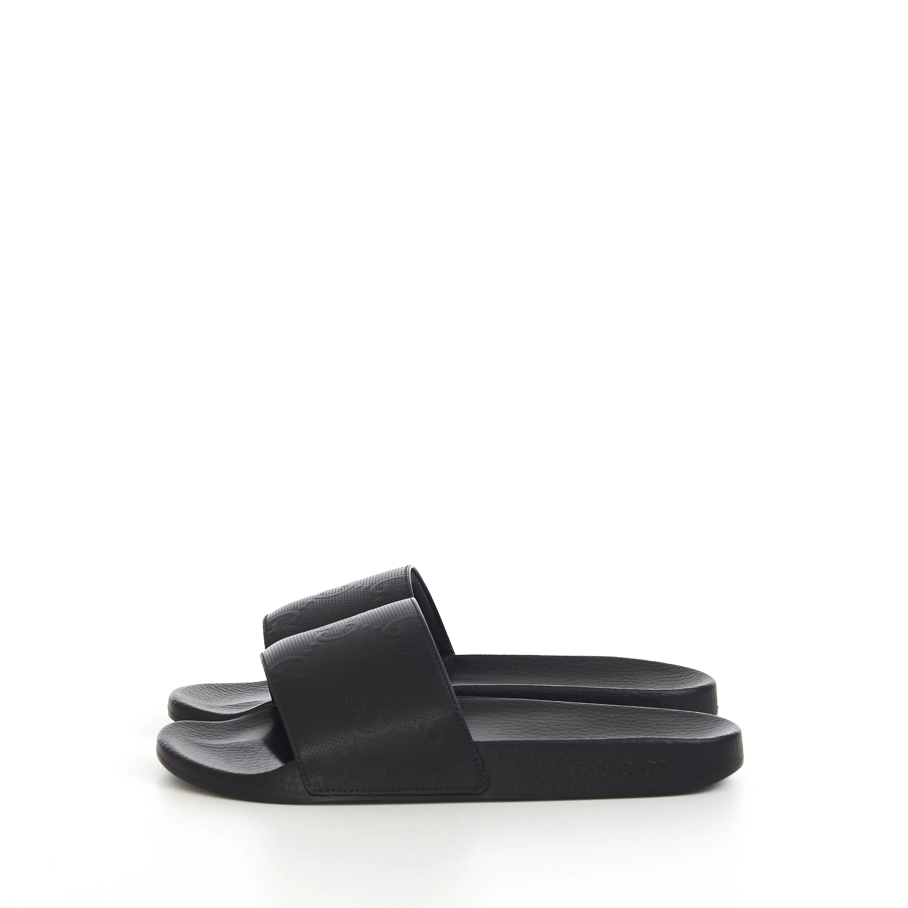 Men's GG Slide Sandal In Black Demetra