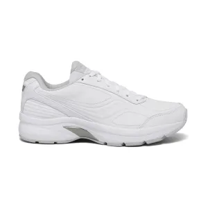 Men's Saucony Omni Walker 3 Color: White (WIDE WIDTH)