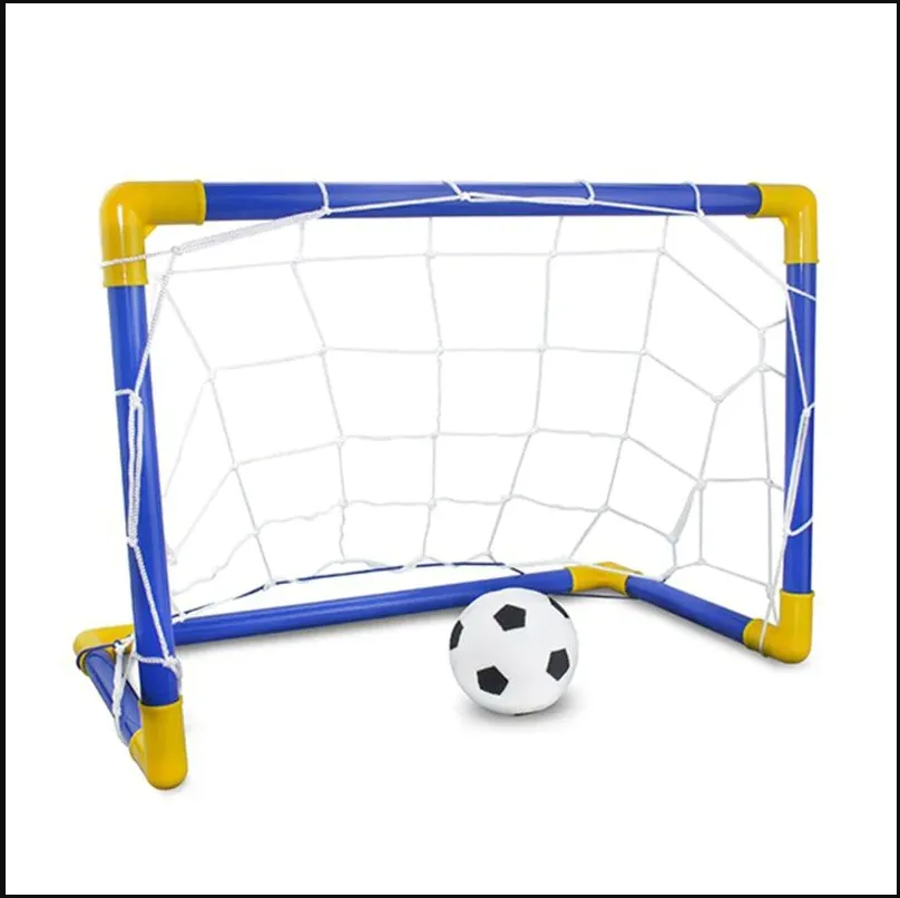 Mini Football Soccer Goal Post Net Set Jq-1663