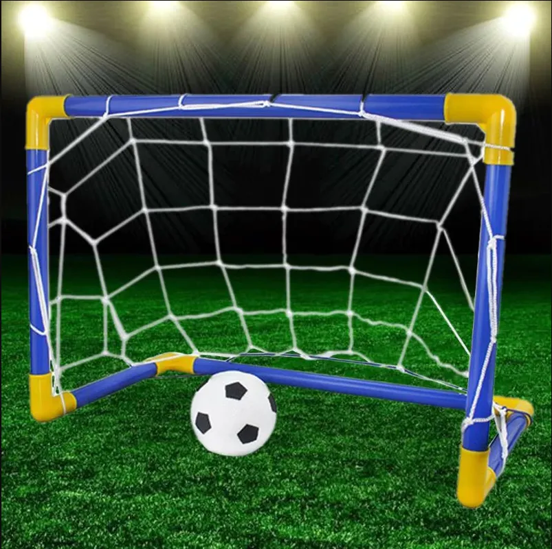 Mini Football Soccer Goal Post Net Set Jq-1663