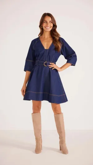 MinkPink Kenzie Denim Mini Dress