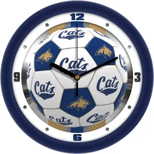 Montana State Wall Clock - Soccer