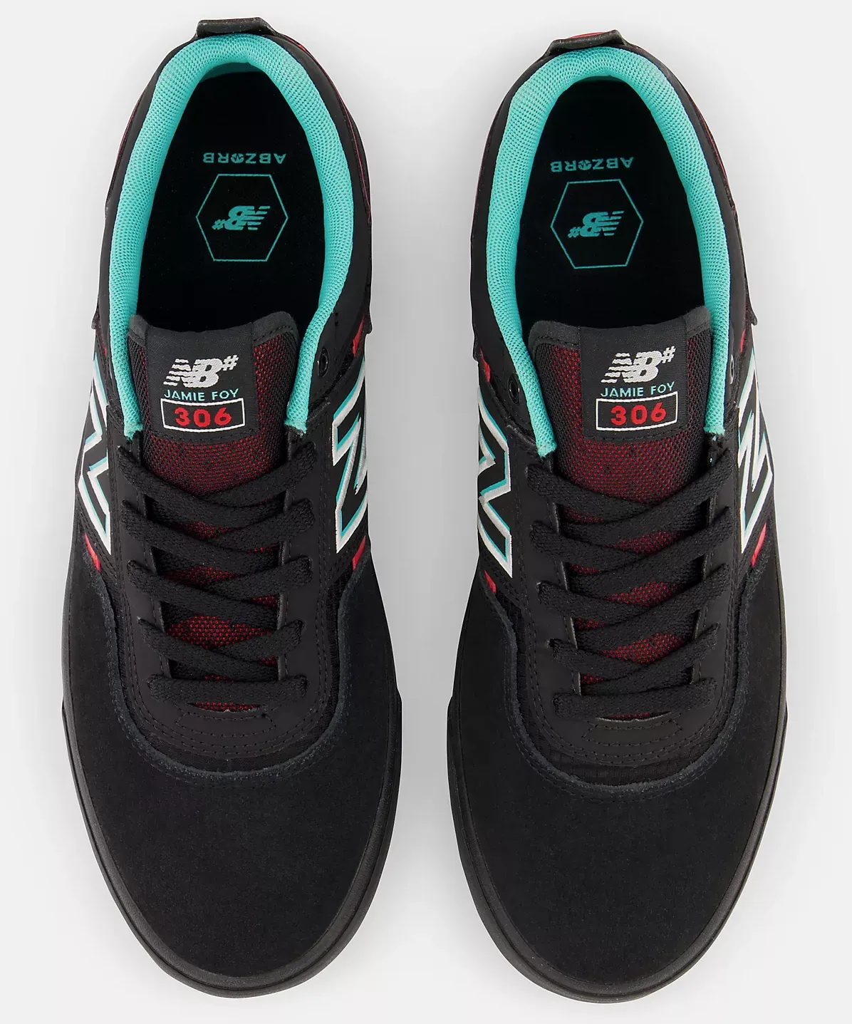 New Balance - Numeric Jamie Foy 306 Shoes | Black Electric Red