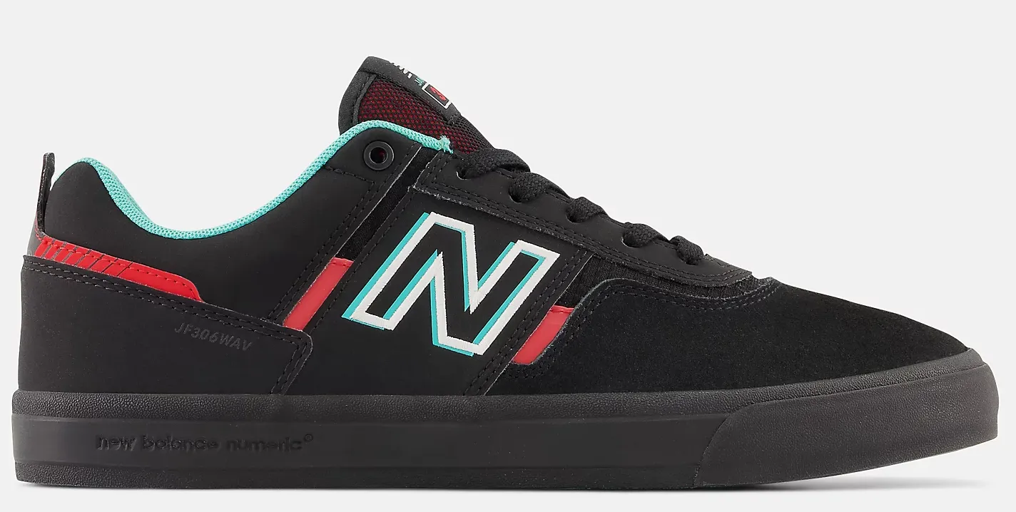 New Balance - Numeric Jamie Foy 306 Shoes | Black Electric Red