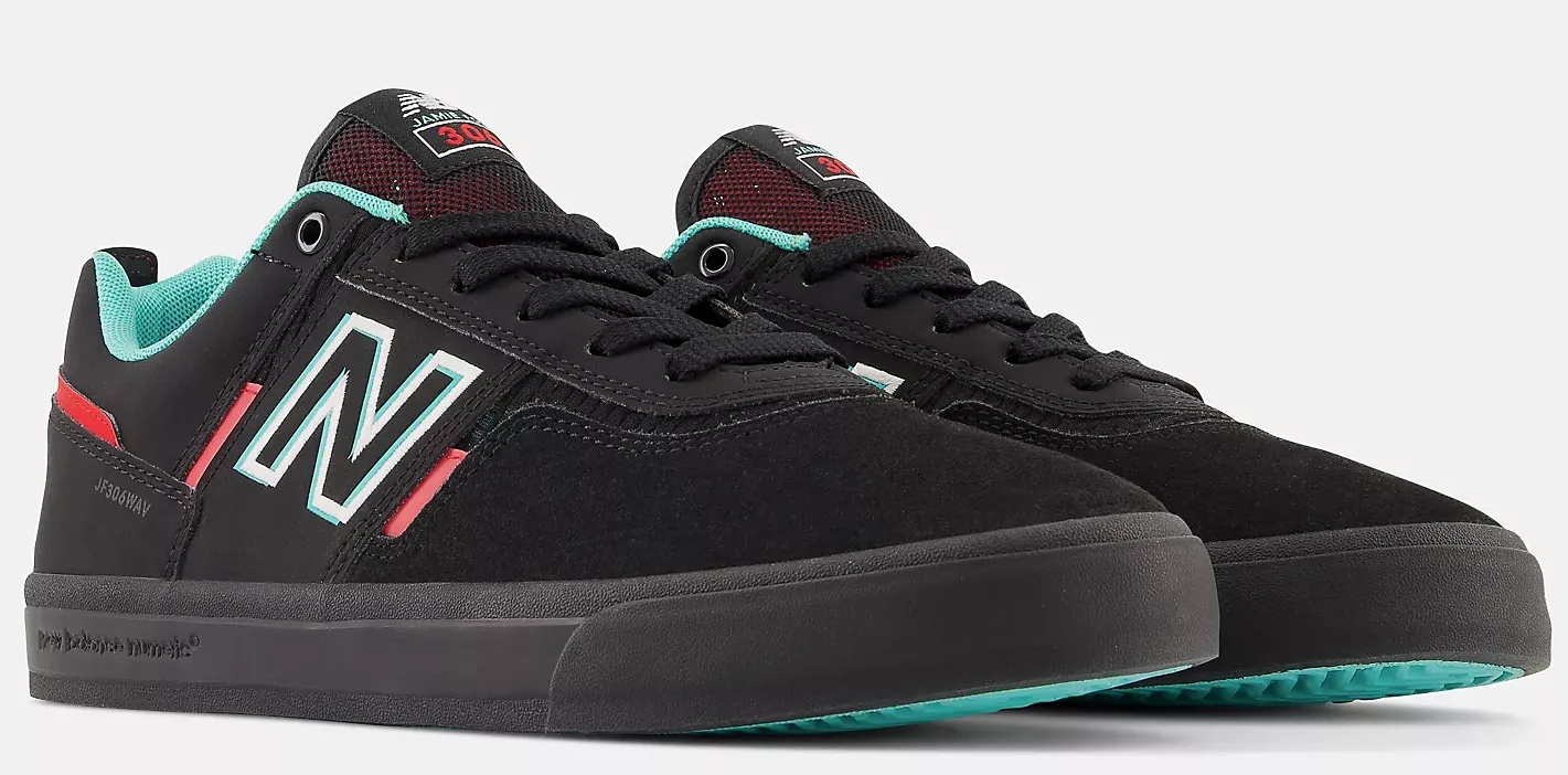 New Balance - Numeric Jamie Foy 306 Shoes | Black Electric Red