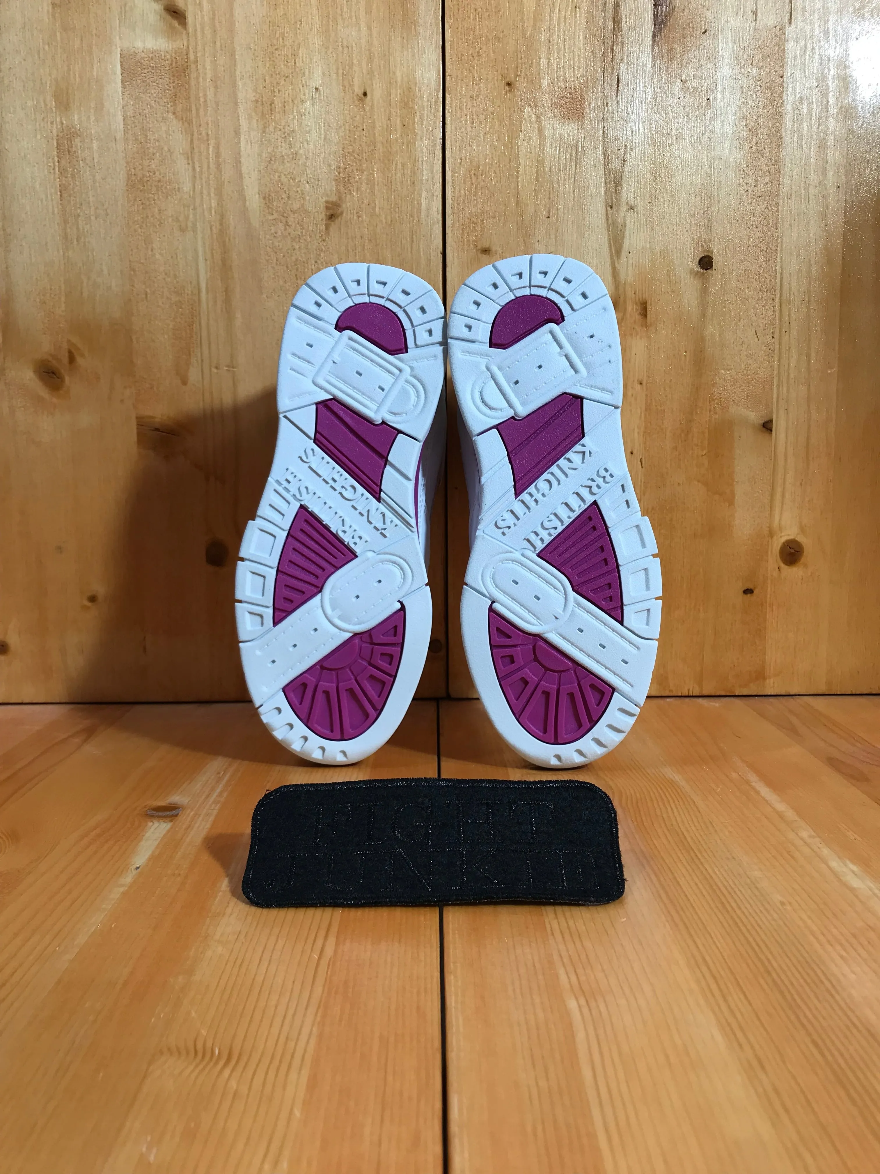 NEW! BRITISH KNIGHTS BK VIRGA Women Size 6 Athletic Shoes Sneakers White Orchid Purple BMVIRV-1804