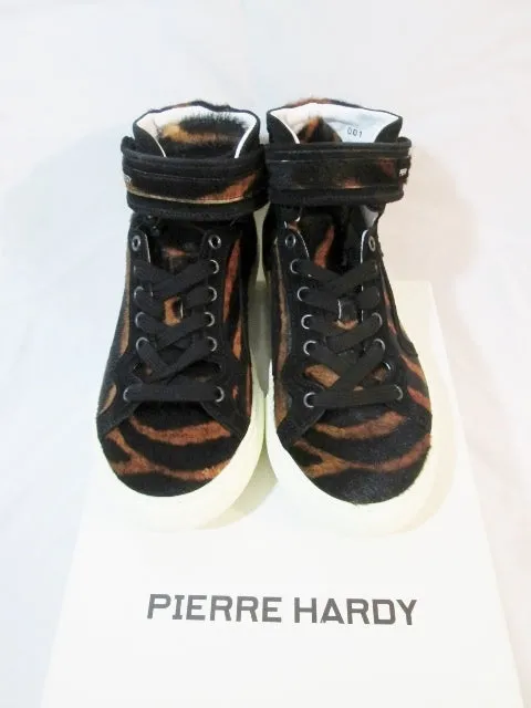 NEW Womens PIERRE HARDY HAIRY CALF TIGER Sneaker TRAINER Shoe 36 6 Sport