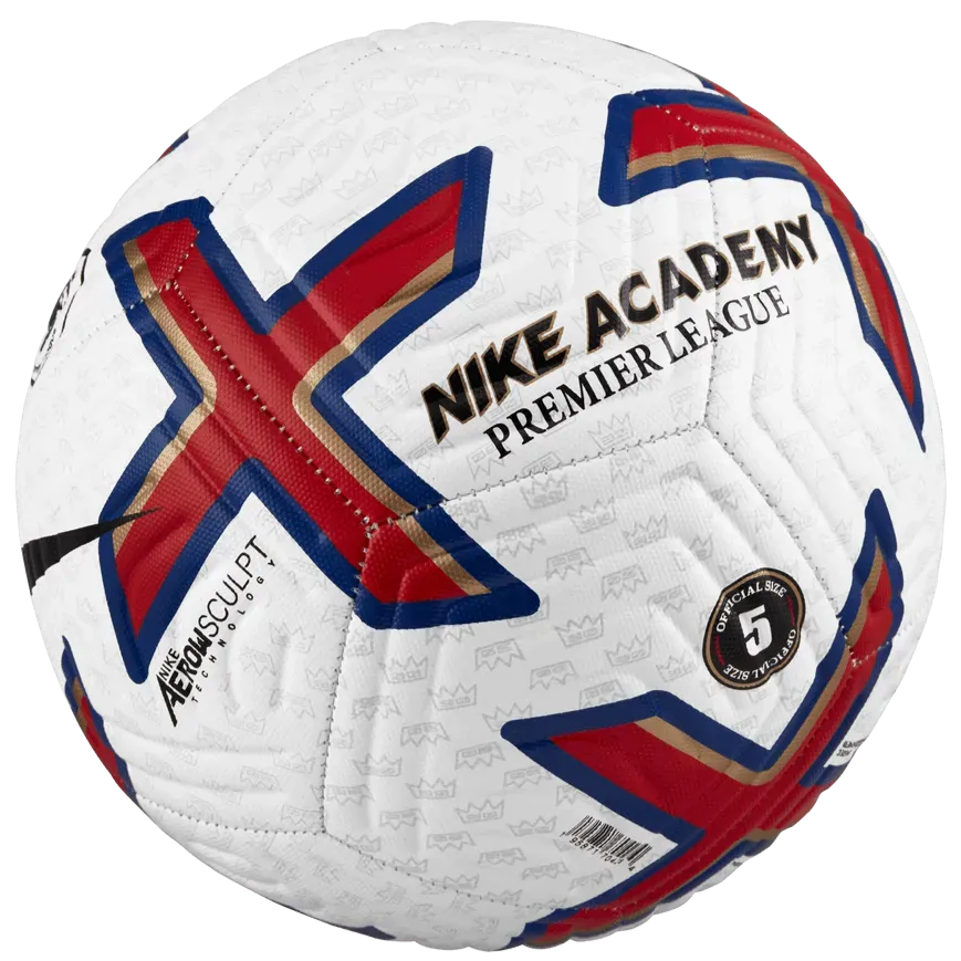 Nike 2022-23 Premier League Academy Ball - White-Red-Blue