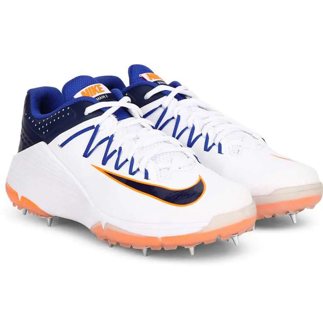 Nike Domain 2 Unisex White / Hyper Blue - Binary Blue Cricket Shoe Spikes