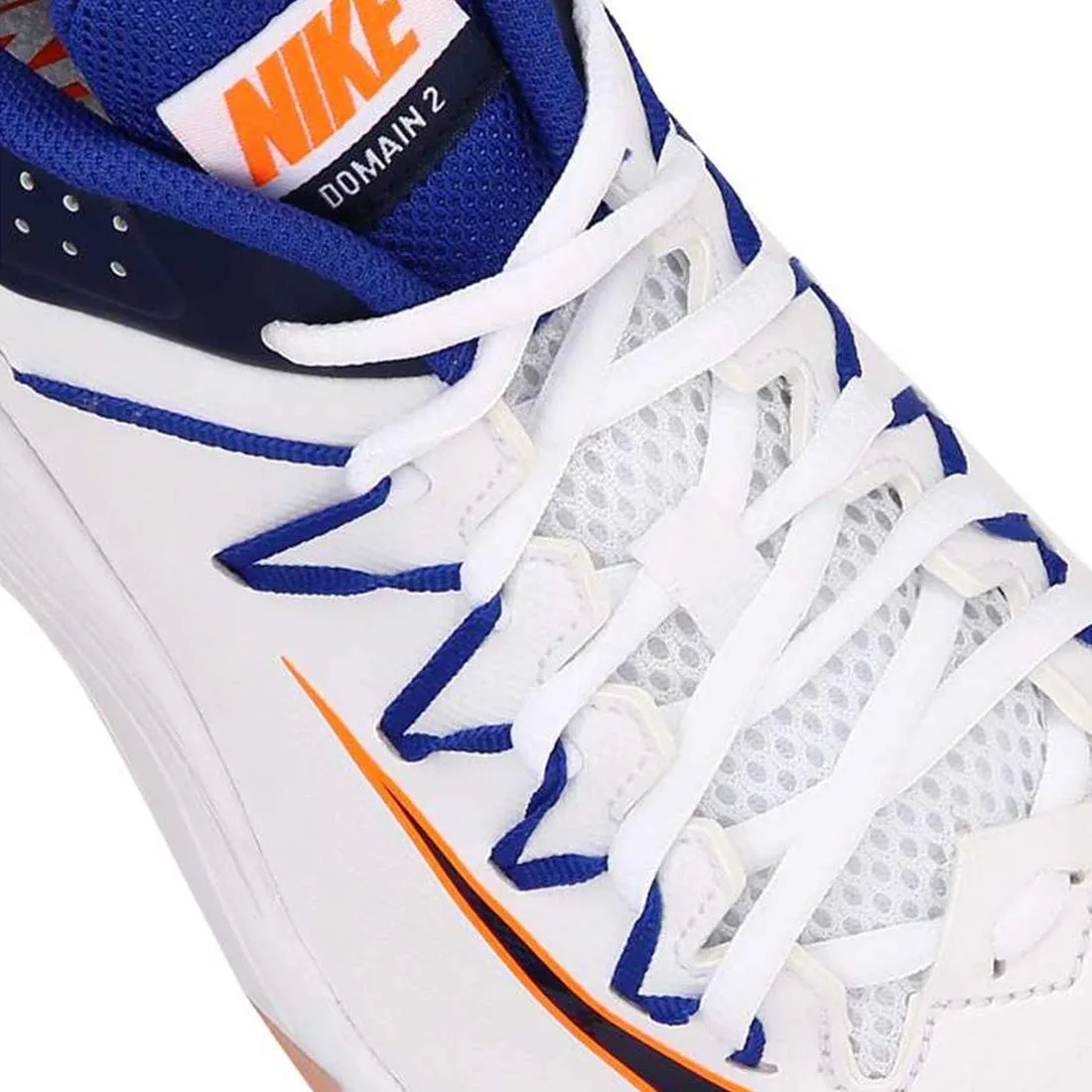 Nike Domain 2 Unisex White / Hyper Blue - Binary Blue Cricket Shoe Spikes