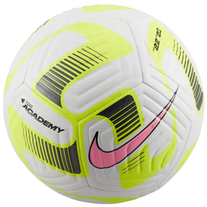 Nike FA22 Academy Training Ball - White - Volt - Pink