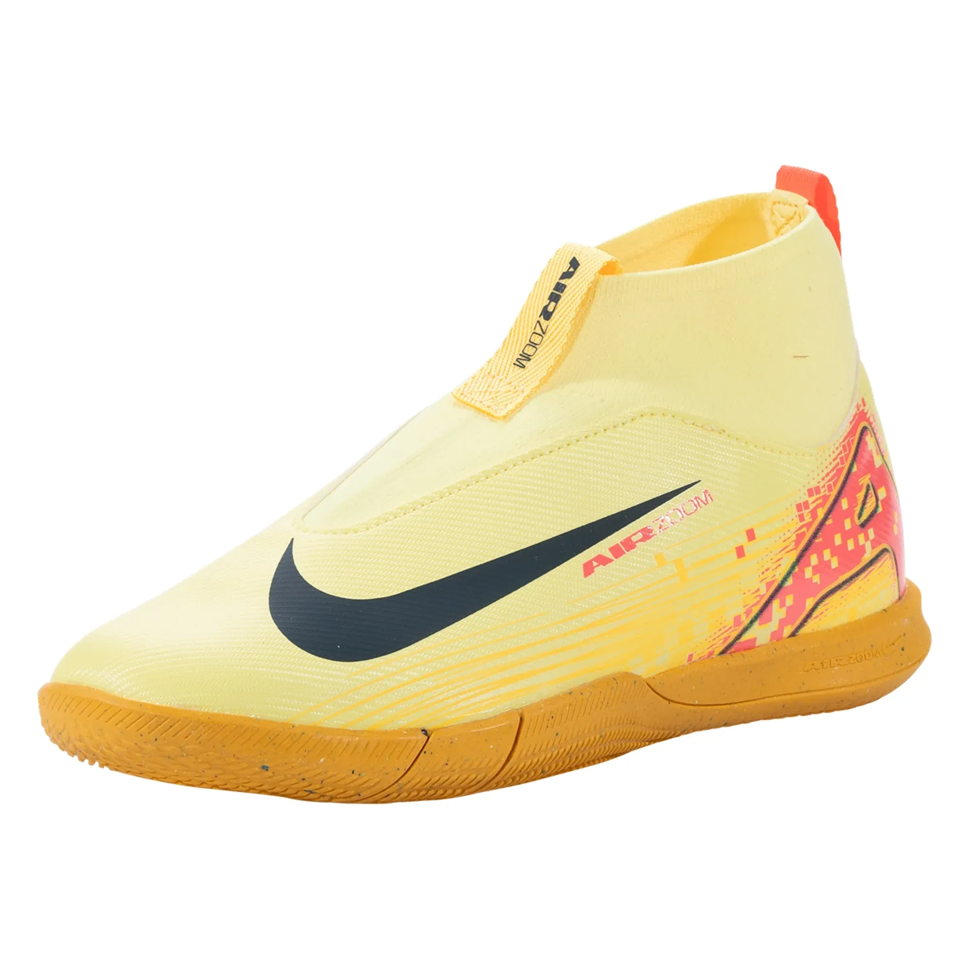 Nike Jr. Zoom Superfly 10 Academy KM Indoor Soccer Shoes (Light Laser Orange)