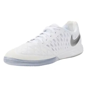 Nike Lunargato II Soccer Indoor Shoes (White/Chrome)