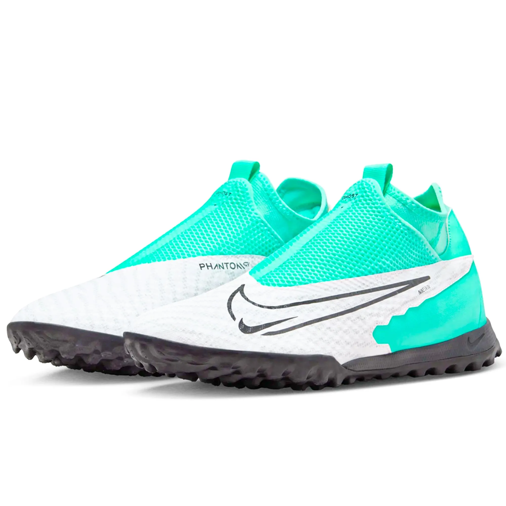 Nike Phantom GX Academy DF Turf Soccer Shoes (Hyper Turquoise/Black-Fuchsia Dream)