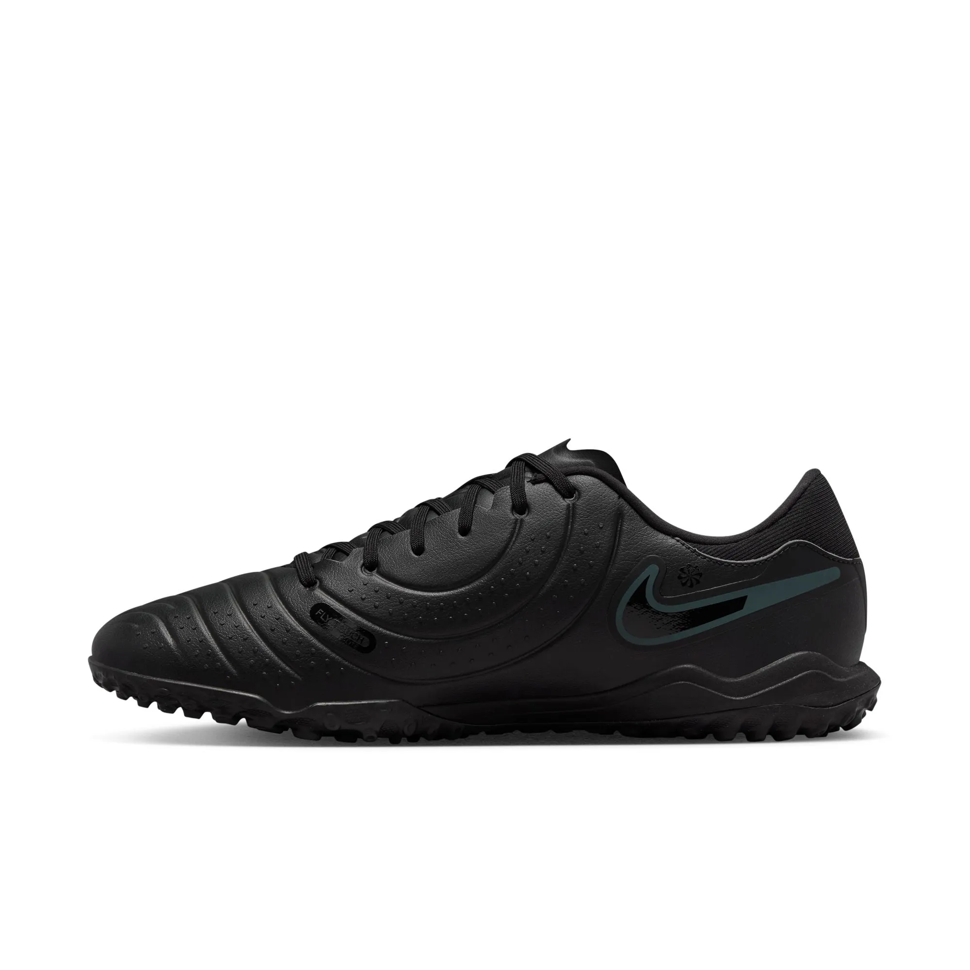 Nike Tiempo Legend 10 Academy TF Artificial Turf Soccer Shoes - Black Deep/ Black Jungle