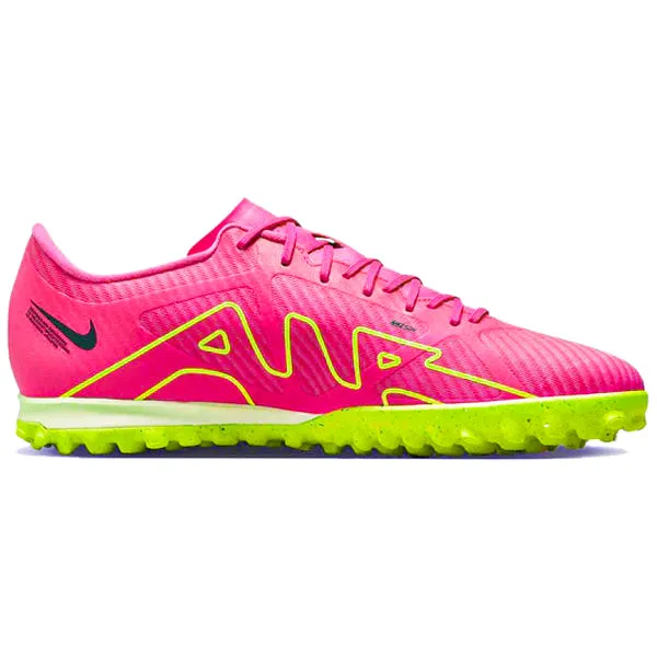 Nike Vapor 15 Academy Turf Soccer Shoes (Pink Blast/Volt-Gridiron)