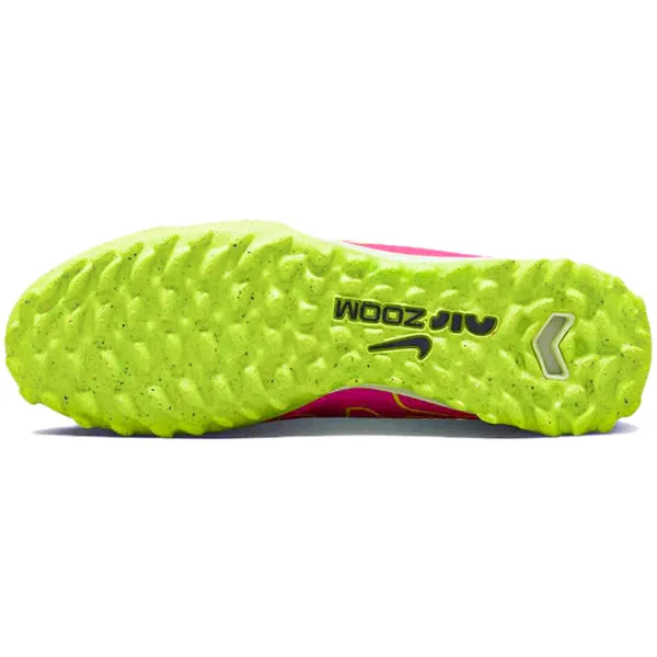 Nike Vapor 15 Academy Turf Soccer Shoes (Pink Blast/Volt-Gridiron)