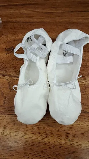 Nutcracker -- Canvas Split Sole Ballet -- White