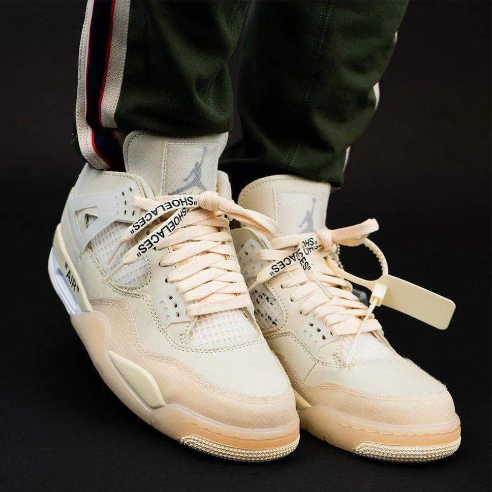 OFF-WHITE x Wmns Air Jordan 4 SP 'Sail'