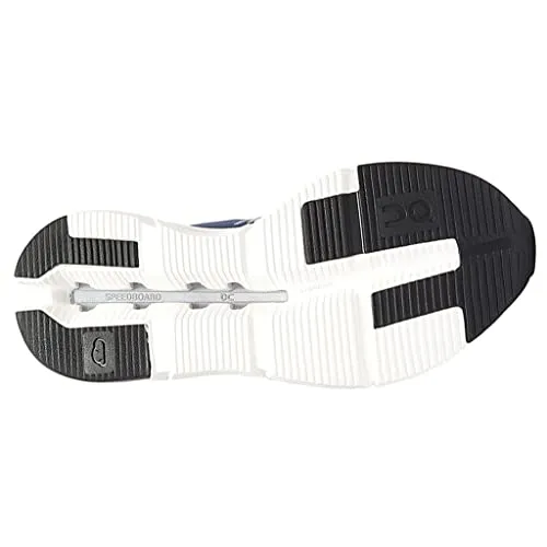 ON Mens Cloudnova Textile Synthetic Navy White Trainers