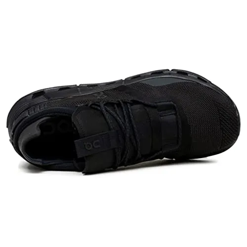 ON Women's Cloudnova Sneakers, Black/Eclipse Trainers