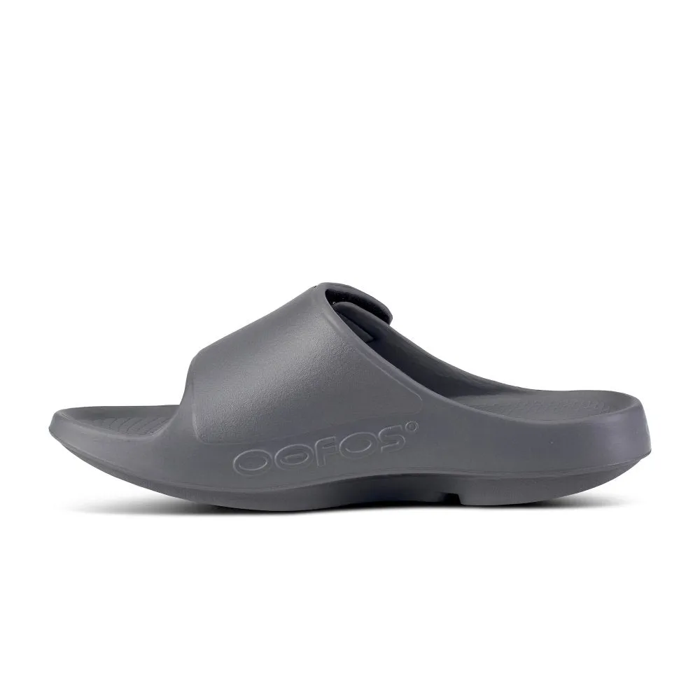 OOFOS OOahh Sport Flex Slide - Slate