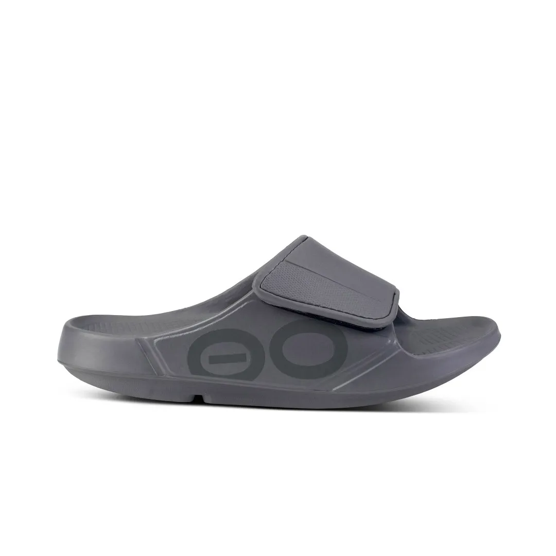 OOFOS OOahh Sport Flex Slide - Slate