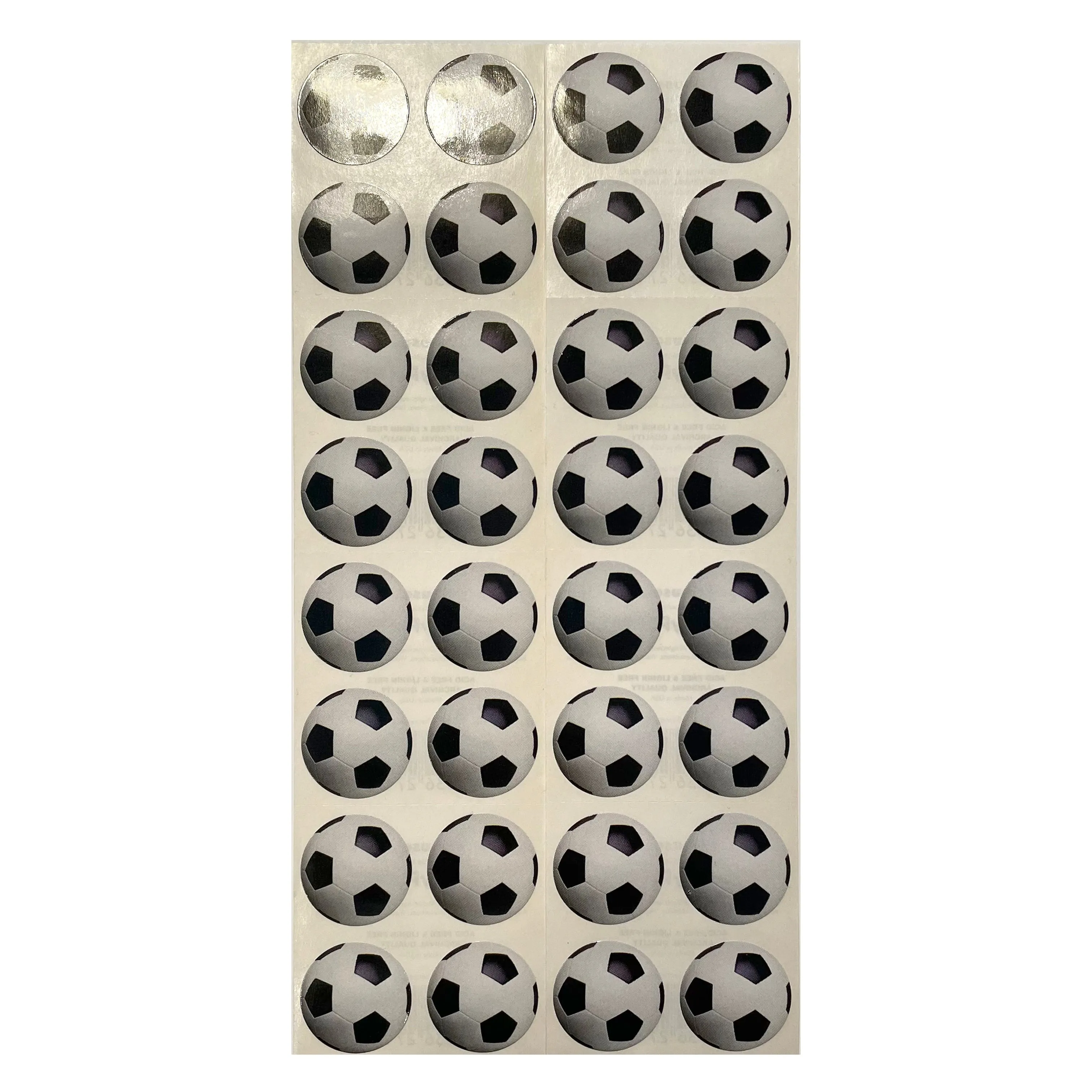 Paper House: Soccer Ball Stickers - 8 pcs