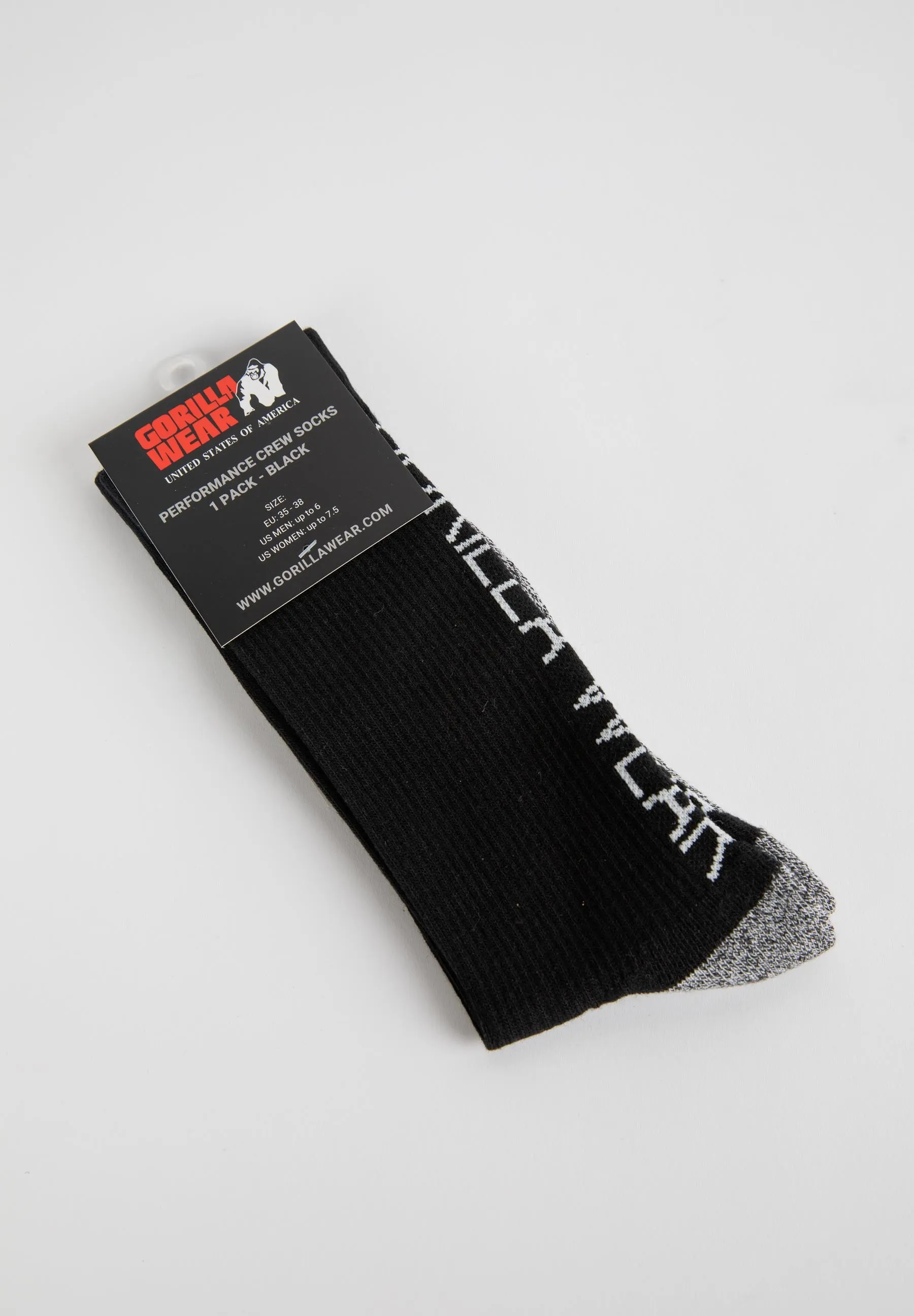 Performance Crew Socks - Black