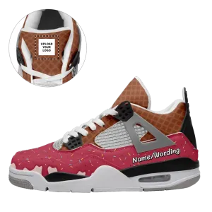 Personalized Basketball Sneakers, Custom Fashionable and Stylish Shoes, Print on Demand Shoes,AJ4-23020173