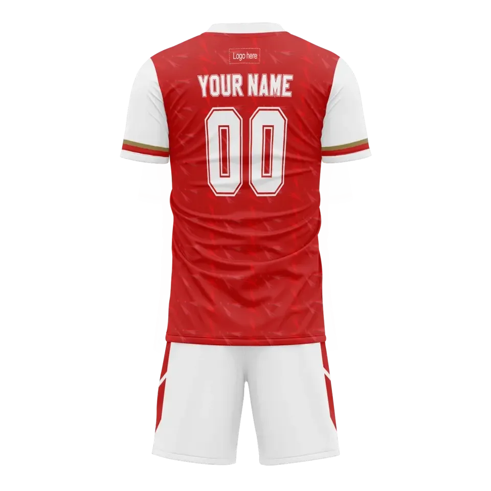 Personalized Football Team Uniform, Custom Breathable Soccer Jerseys and Shorts