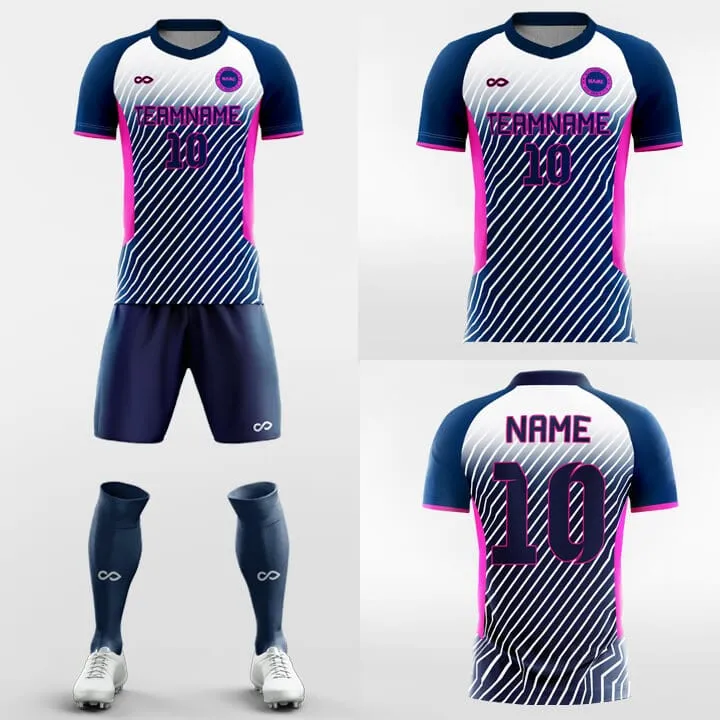 Pink Zebra-Custom Soccer Jerseys Kit Sublimated Design