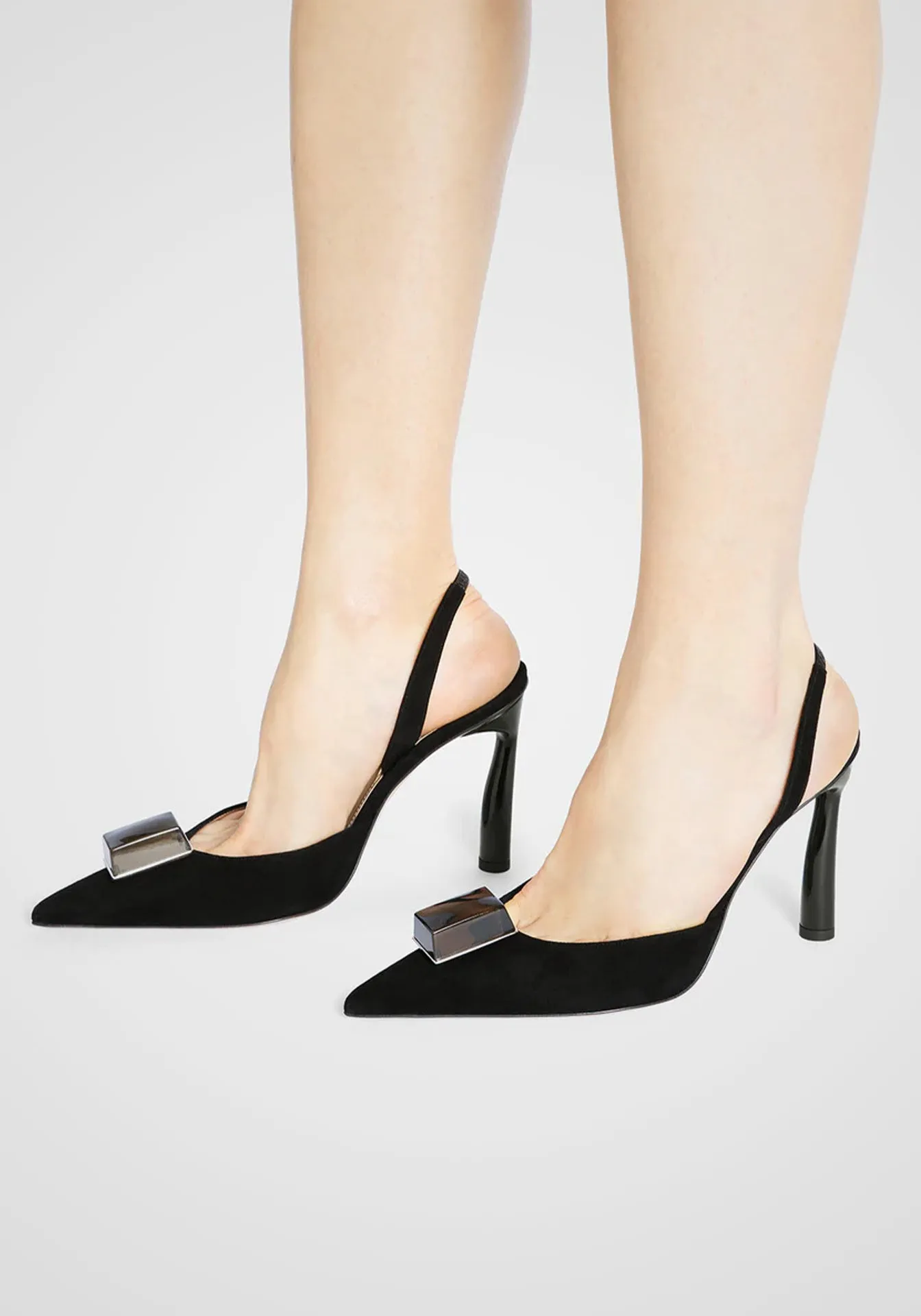 Point Cube Slingback