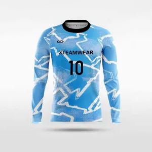 Pop Camouflage 4 - Customized Kids Sublimated Long Sleeve Soccer Jersey