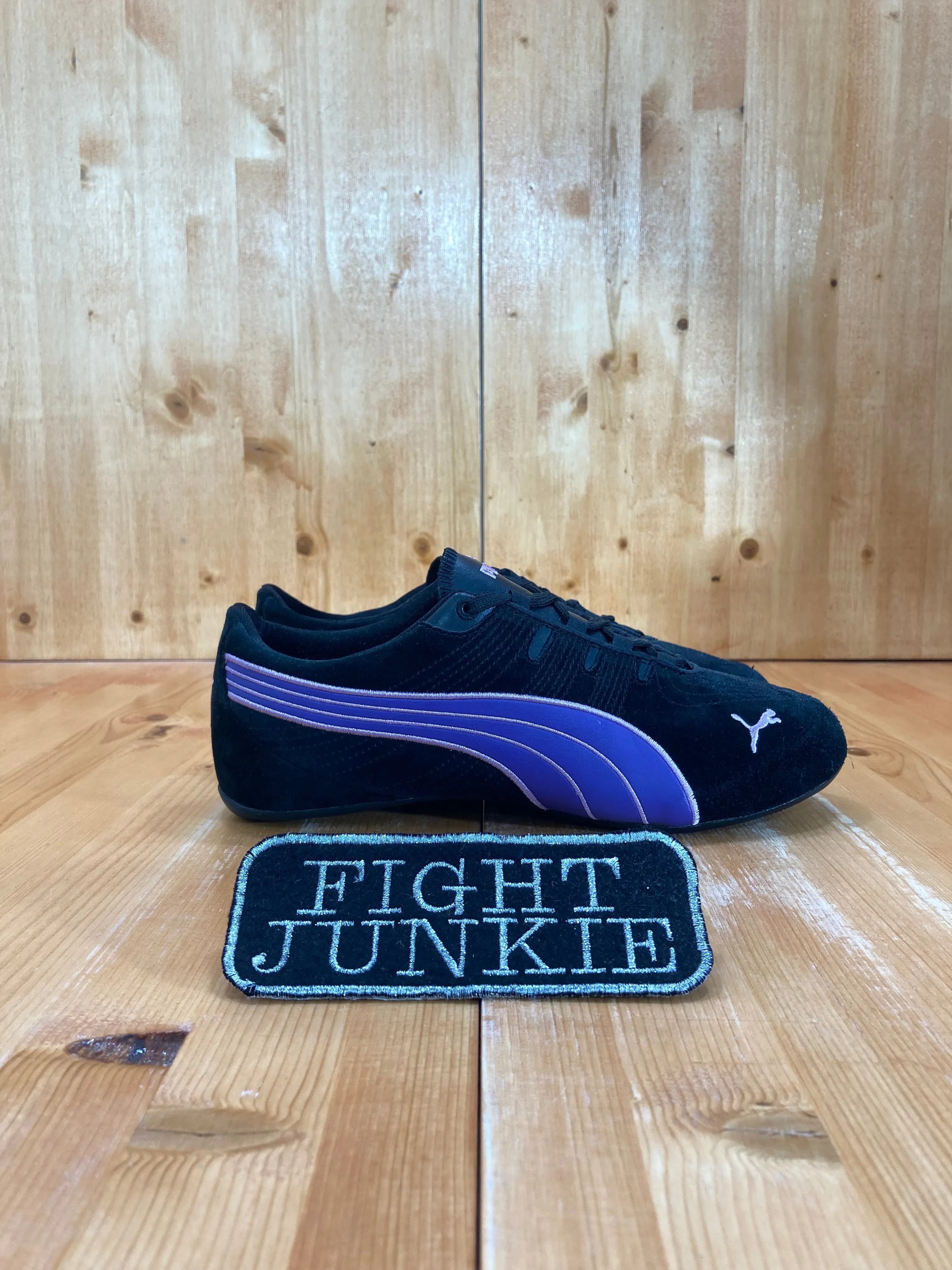 PUMA ETOILE SUEDE 2 Women Size 9 Running Walking Shoes Sneakers Black & Purple 350523-06