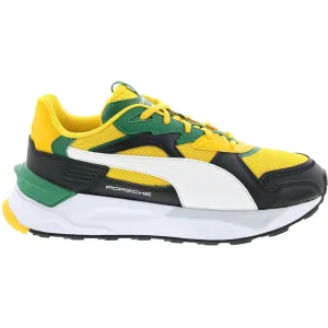 Puma Men's Porsche Legacy Mirage Sport Asphalt Shoes - Yellow / Green / White / Black