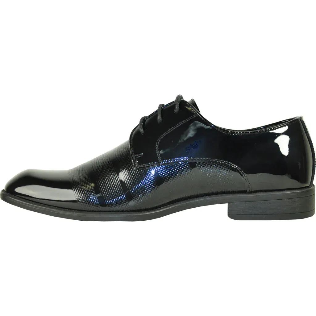 "Rockefeller" Black Vangelo Tuxedo Shoes