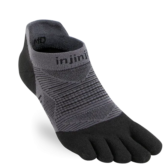 Run Lightweight No Show Ankle Socks - by Injinji